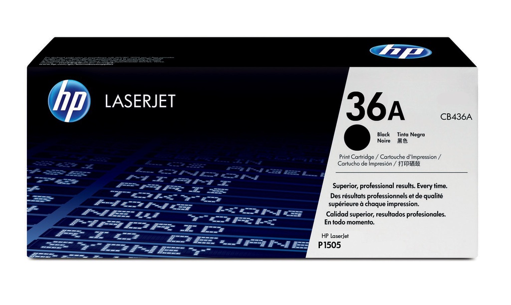 TONER: HP 36A Black Original LaserJet Toner Cartridge